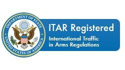 ITAR Registered ITAR Registered - International Traffic in Arms Regulations